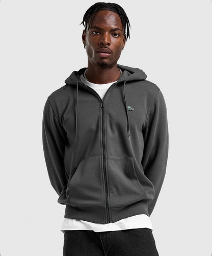 Sweat à Capuche Lacoste Noir